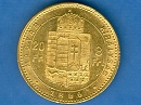 1886-os 8 forint / 20 frank - (1886 8 forint / 20 frank)