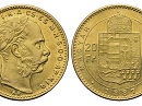 1887-es 8 forint / 20 frank - (1887 8 forint / 20 frank)