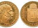 1890-es 8 forint / 20 frank - (1890 8 forint / 20 frank)