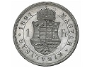 Alumnium prbaveret 1891-es 1 forint - (1891 1 frt)