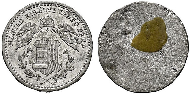 Ón lecsapat 1868-as 1 krajcár - (1868 1 krajczar)