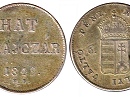 Vert vltozatos 1849-es 6 krajcr - (1849 6 krajczar)