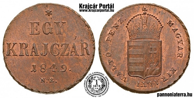 1849-es 1 krajcár - (1849 3 krajczar)