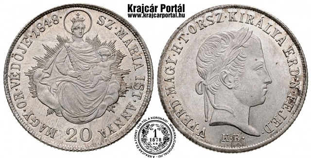 1848-as 20 krajcr - (1848 20 krajczar)