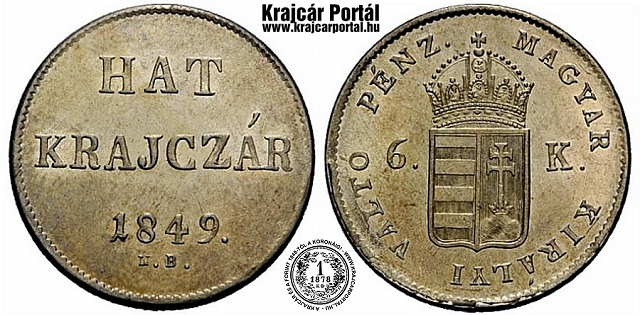 1849-es 6 krajcár - (1849 6 krajczar)